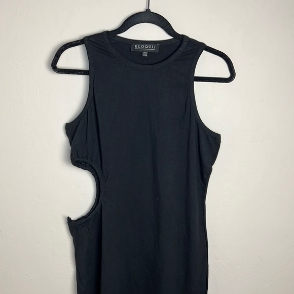 Eloquii Knit Dress with Cutout Detail - Picture 2 of 6